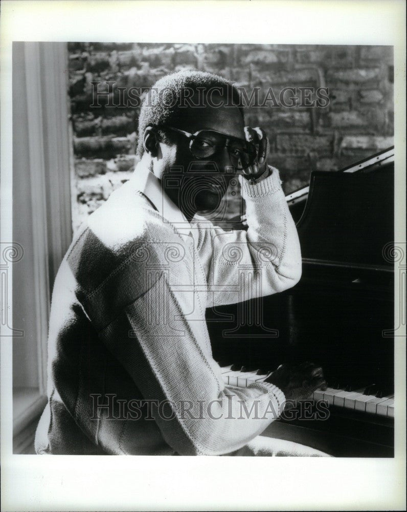 1987 Press Photo Ramsey Lewis Jazz Pianist Musician - Historic Images