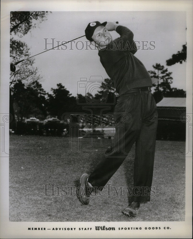 1955 Press Photo Dick Knight American golfer. - Historic Images