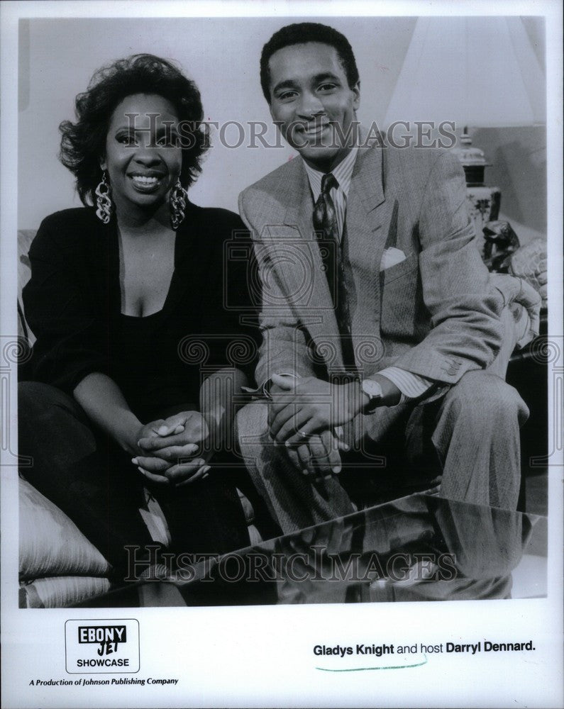 1988 Press Photo Gladys Knight soul singer music Rock - Historic Images