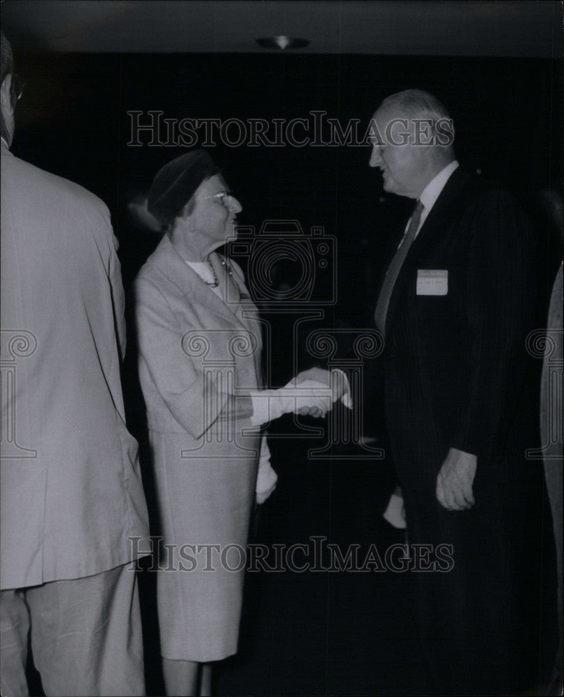 Press Photo John Knight Newspaper Publisher Editor - Historic Images