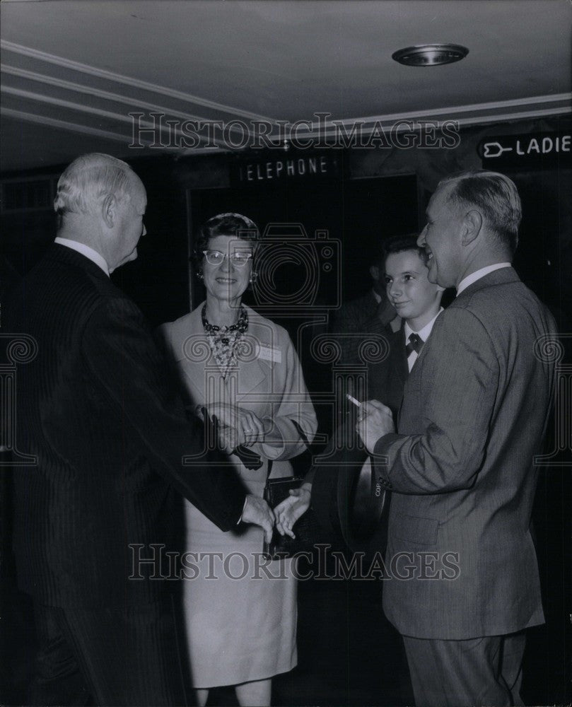 Press Photo John Knight Newspaper Publisher Editor - Historic Images