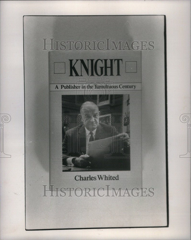 1988 Press Photo John S. Knight American editor - Historic Images