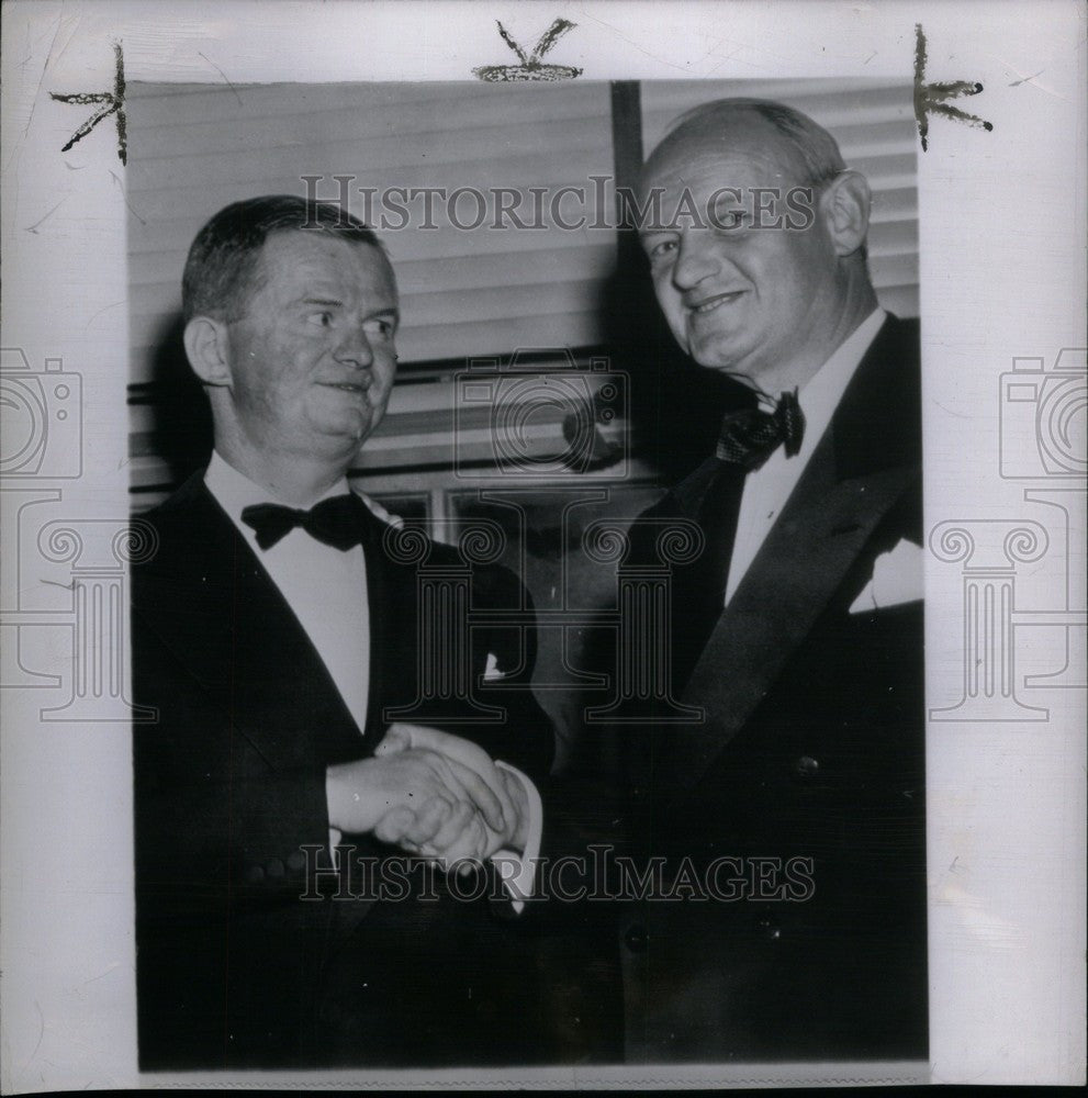 1950 Press Photo John S Knight publisher Mobley - Historic Images