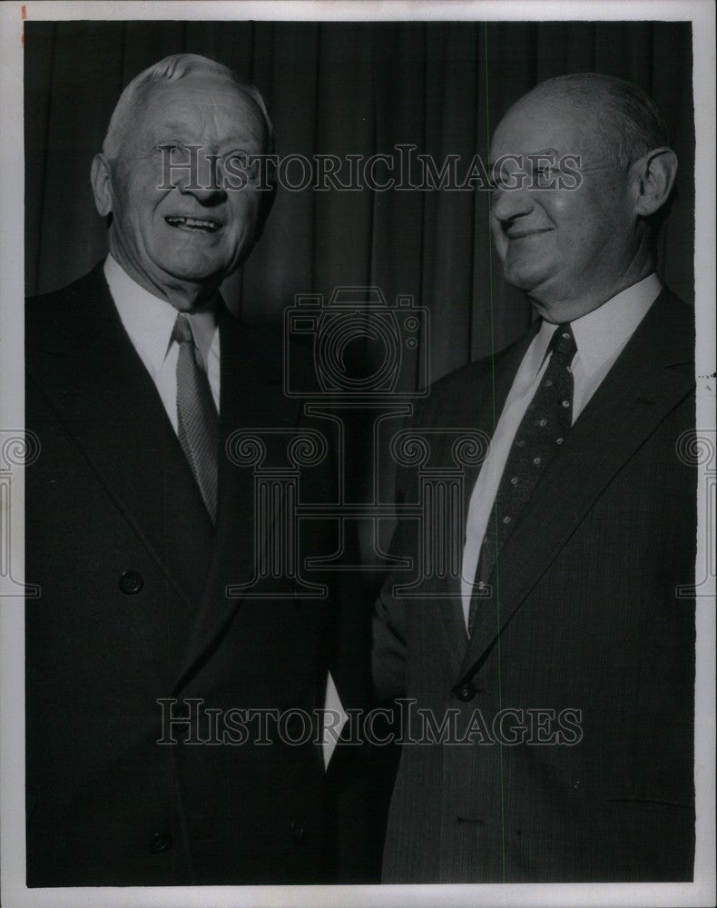 1958 Press Photo John Shively Knight  Publisher  Editor - Historic Images