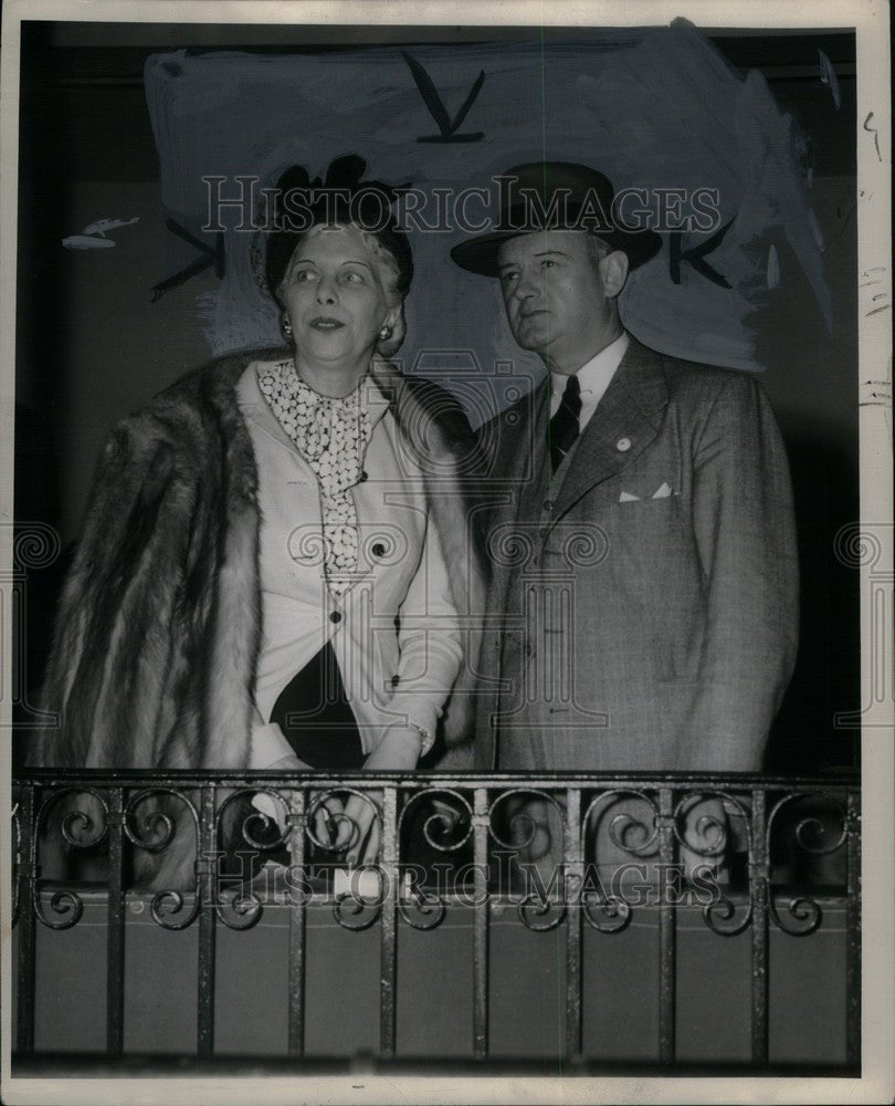 1947 Press Photo John Knight Newspaper Publisher Editor - Historic Images