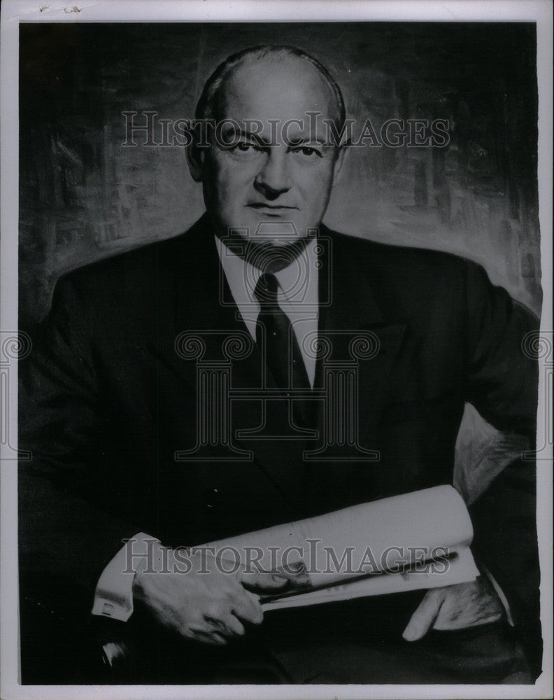 1958 Press Photo John S.Knight America Newspaper Editor - Historic Images