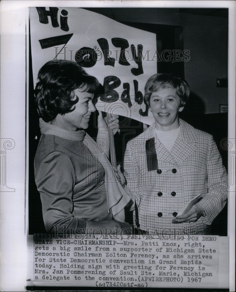 1967 Press Photo Mrs. Patti Knox - Historic Images