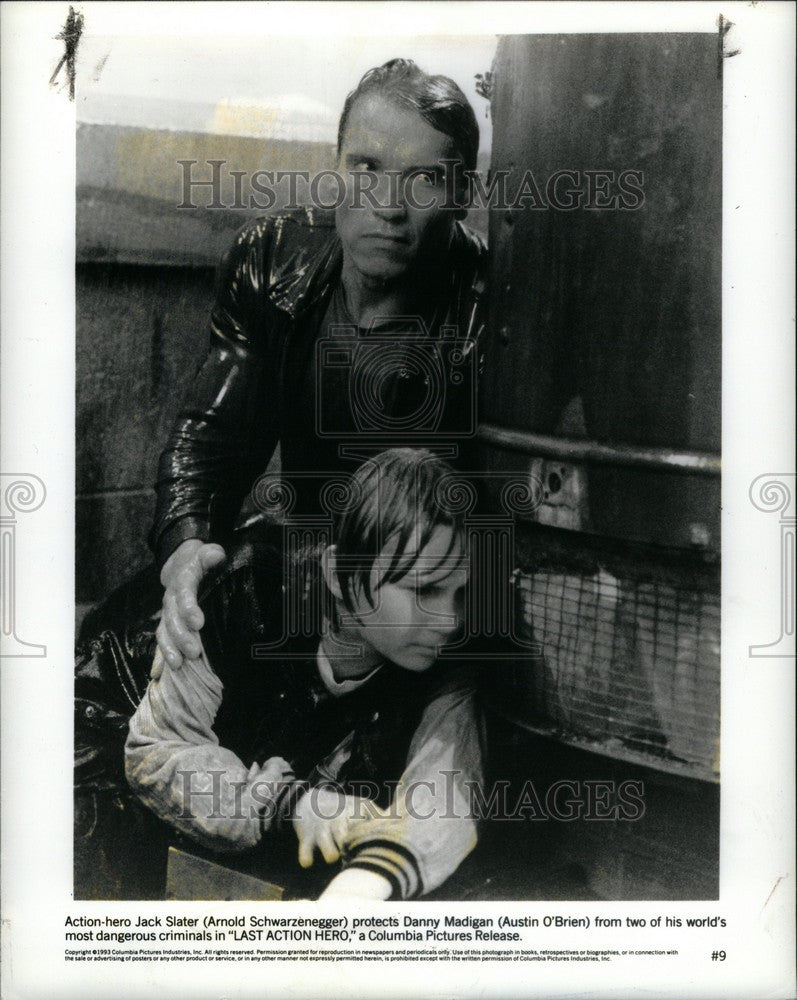 1993 Press Photo Last Action Hero action-comedy-fantasy - Historic Images