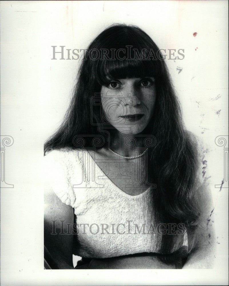 1981 Press Photo Loretta Schwartz journalist writer - Historic Images