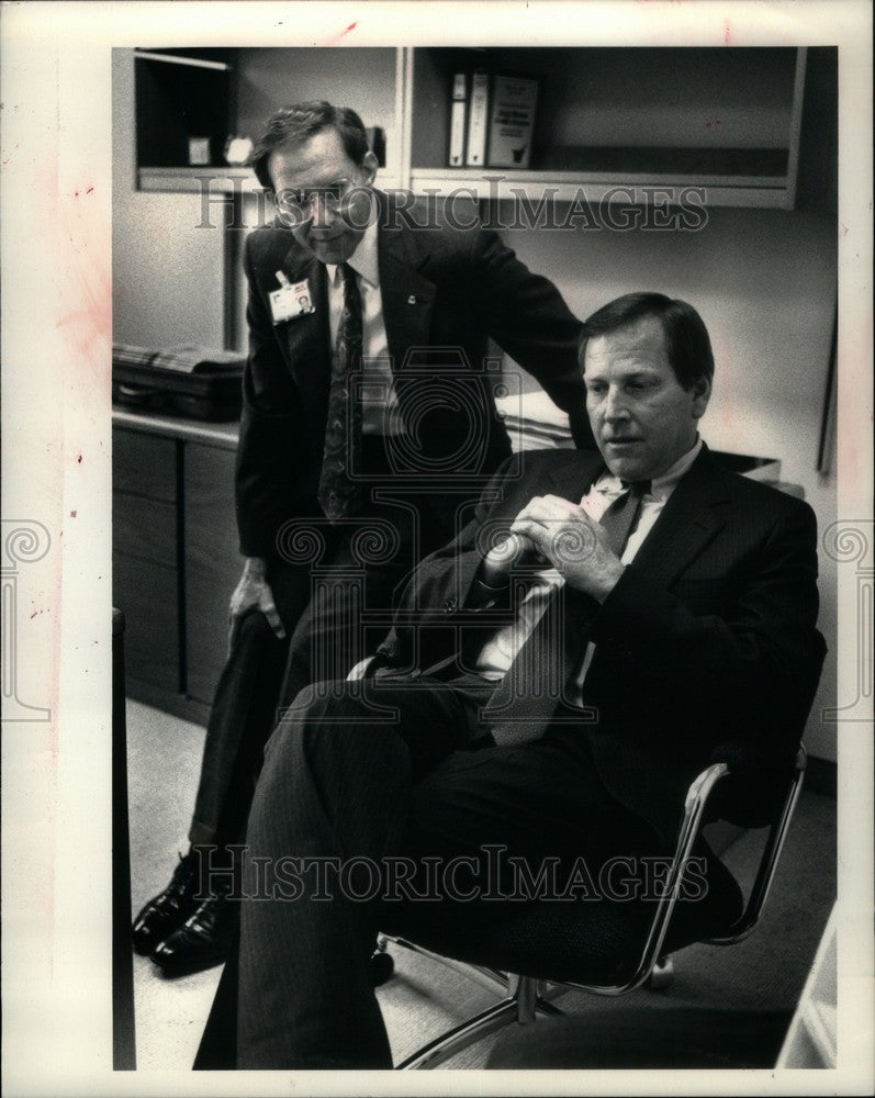 1988 Press Photo Jack Robinson, Perry, Schwarty - Historic Images