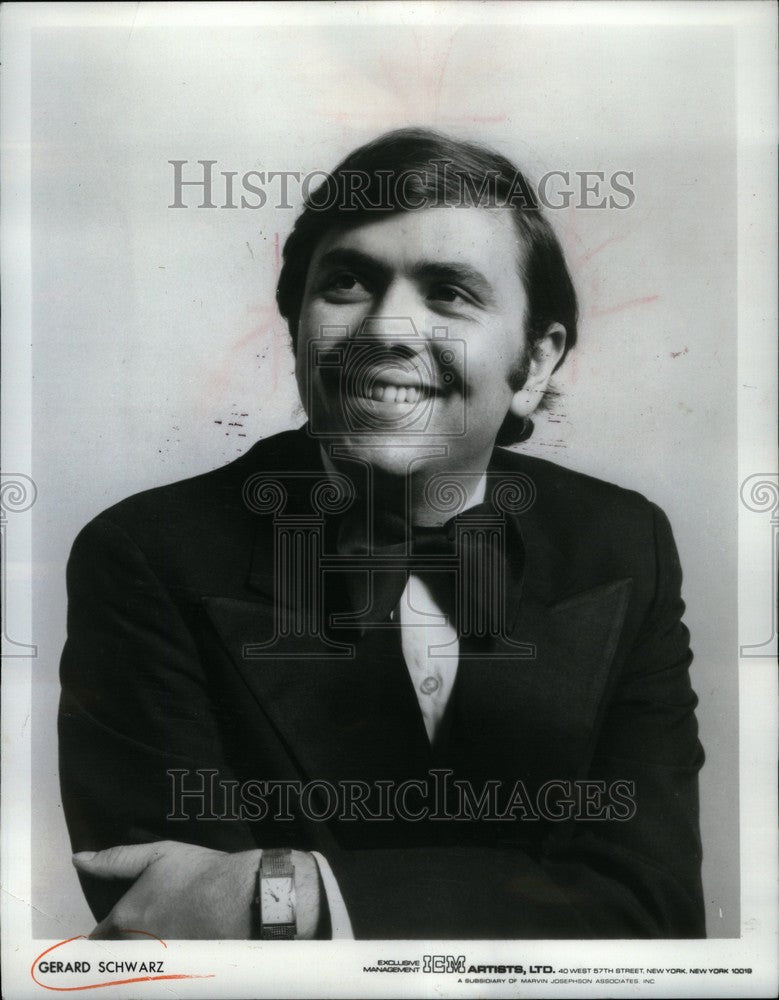 1981 Press Photo Gerard Schwarz American Conductor - Historic Images