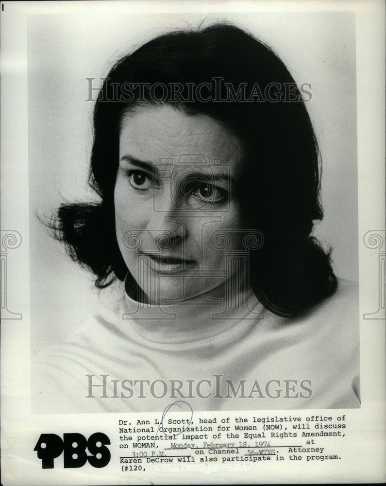 1974 Press Photo Ann Scott French novelist. - Historic Images
