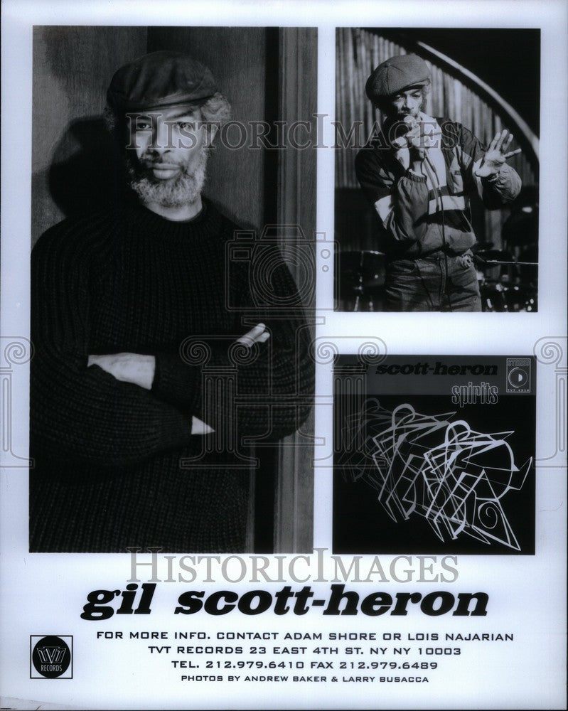 1994 Press Photo Gil Scott-Heron Singer - Historic Images