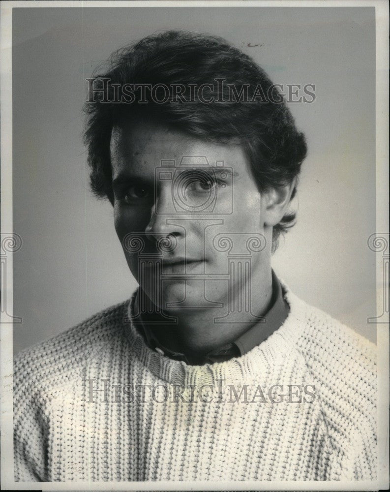 1985 Press Photo Peter Scolari Newhart CBS TV Show - Historic Images