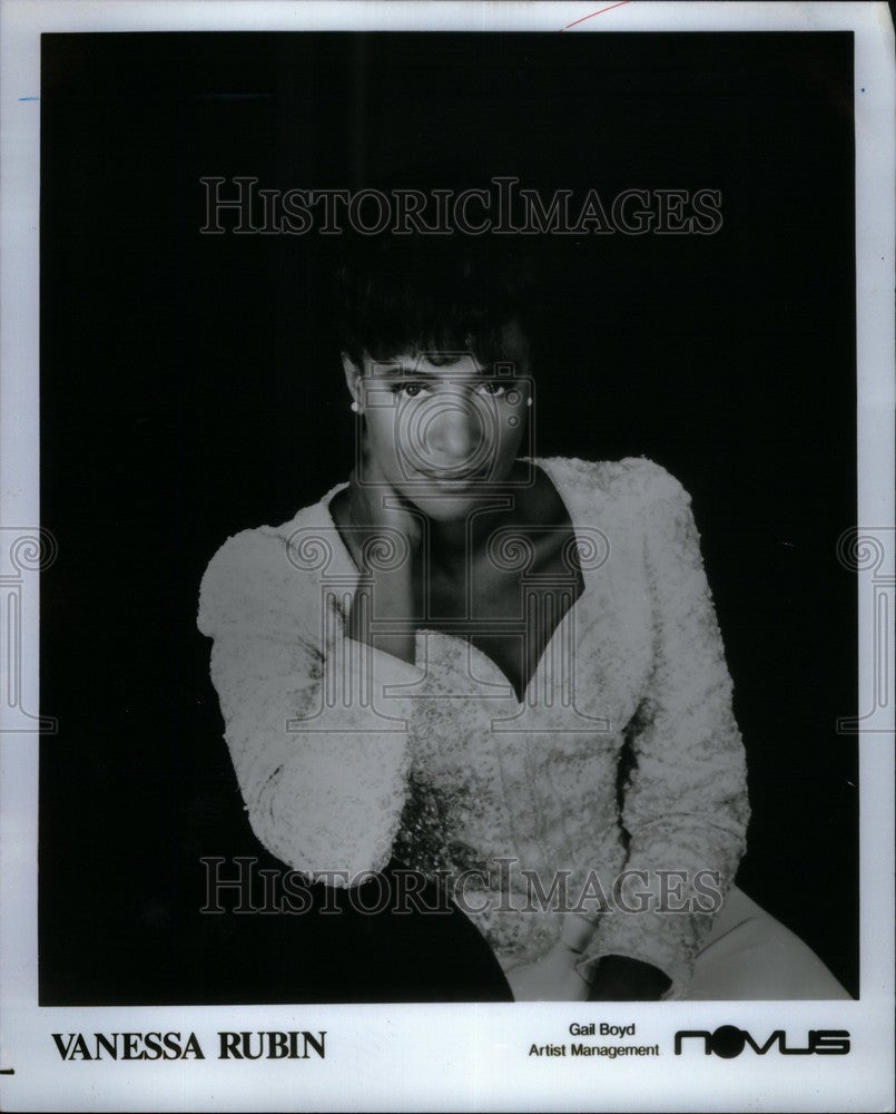 1993 Press Photo Vanessa Rubin American Jazz Vocalist - Historic Images