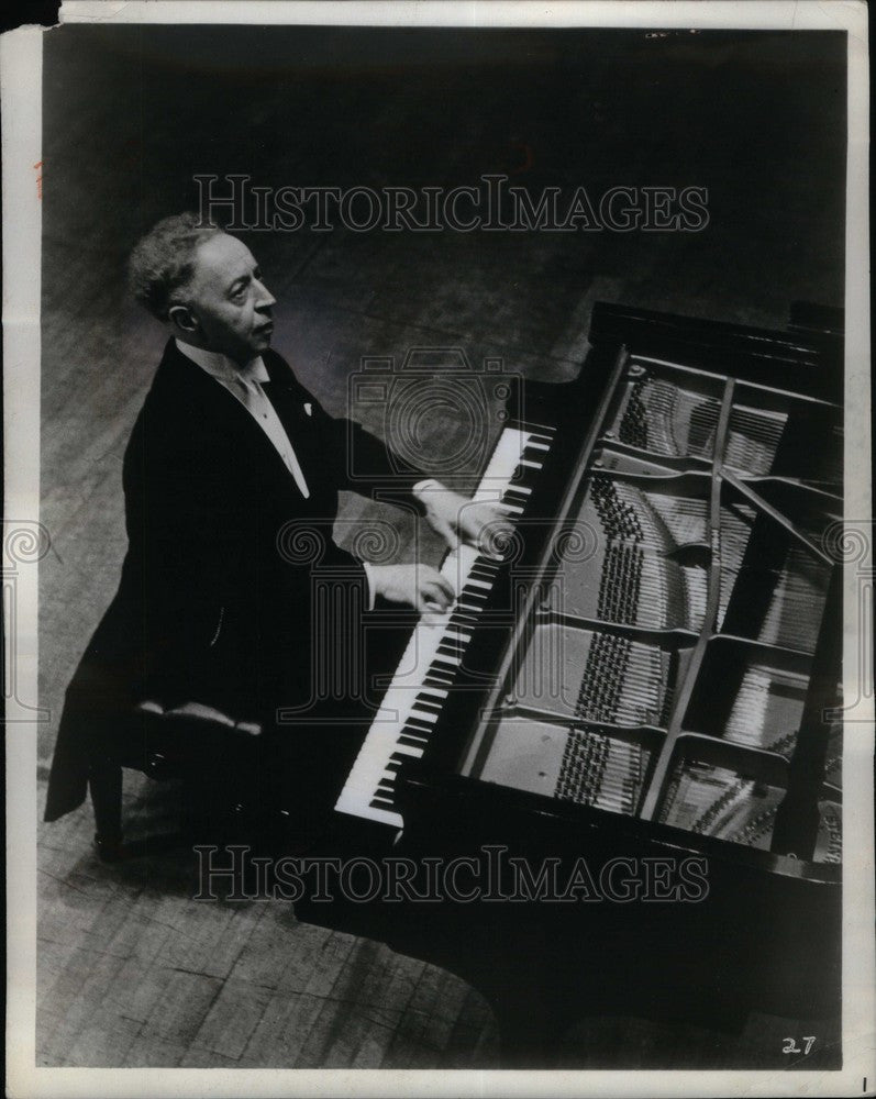 1965 Press Photo Artur Rubinstein tuesday concert - Historic Images