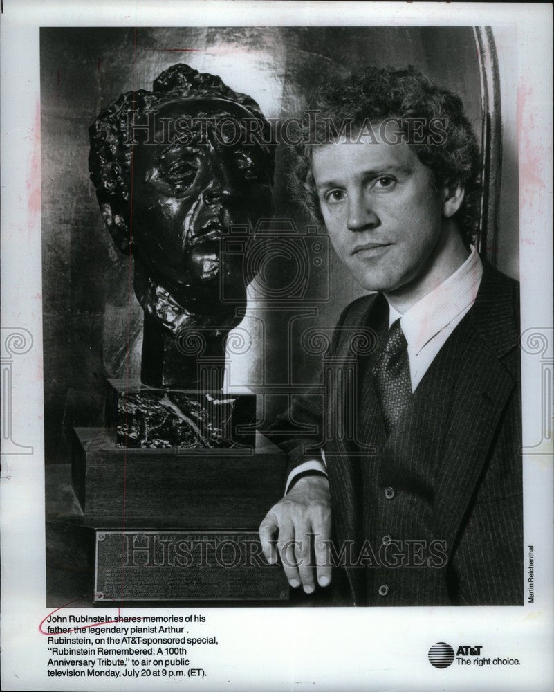 1987 Press Photo John Rubinstein Actor - Historic Images