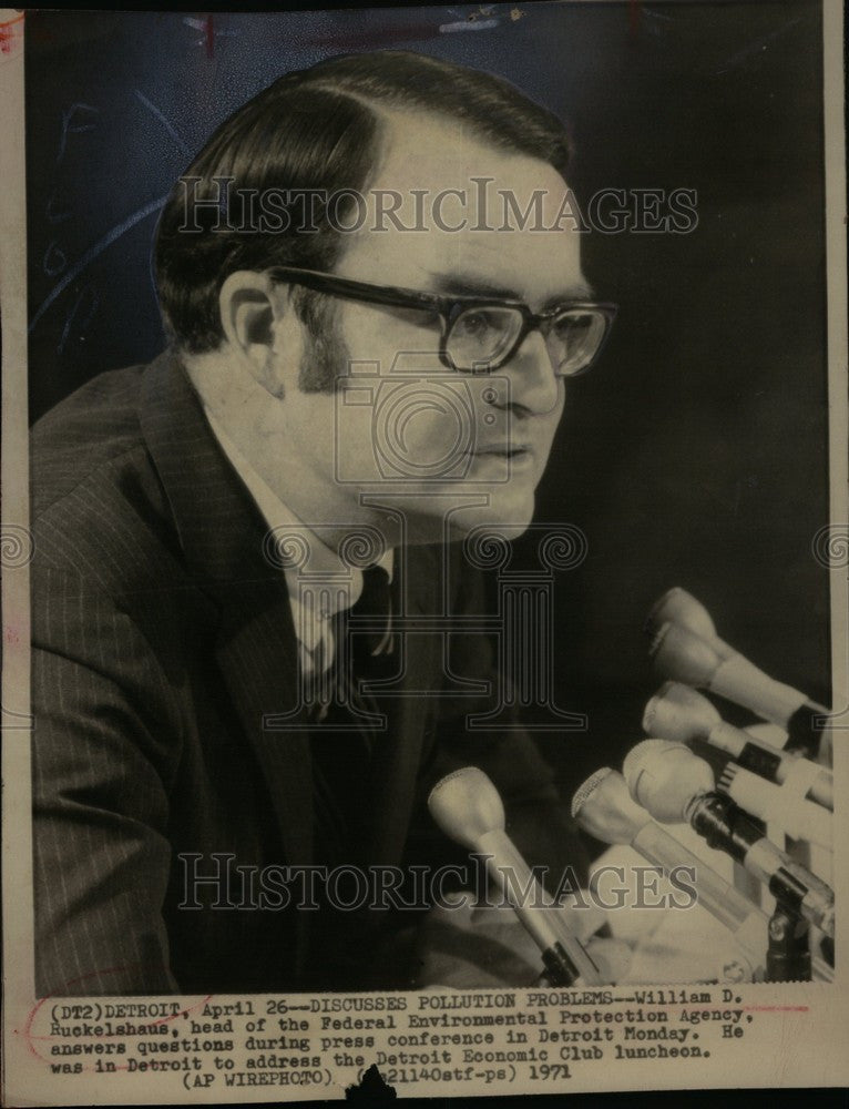 1971 Press Photo William D. Ruckelshaus - Historic Images