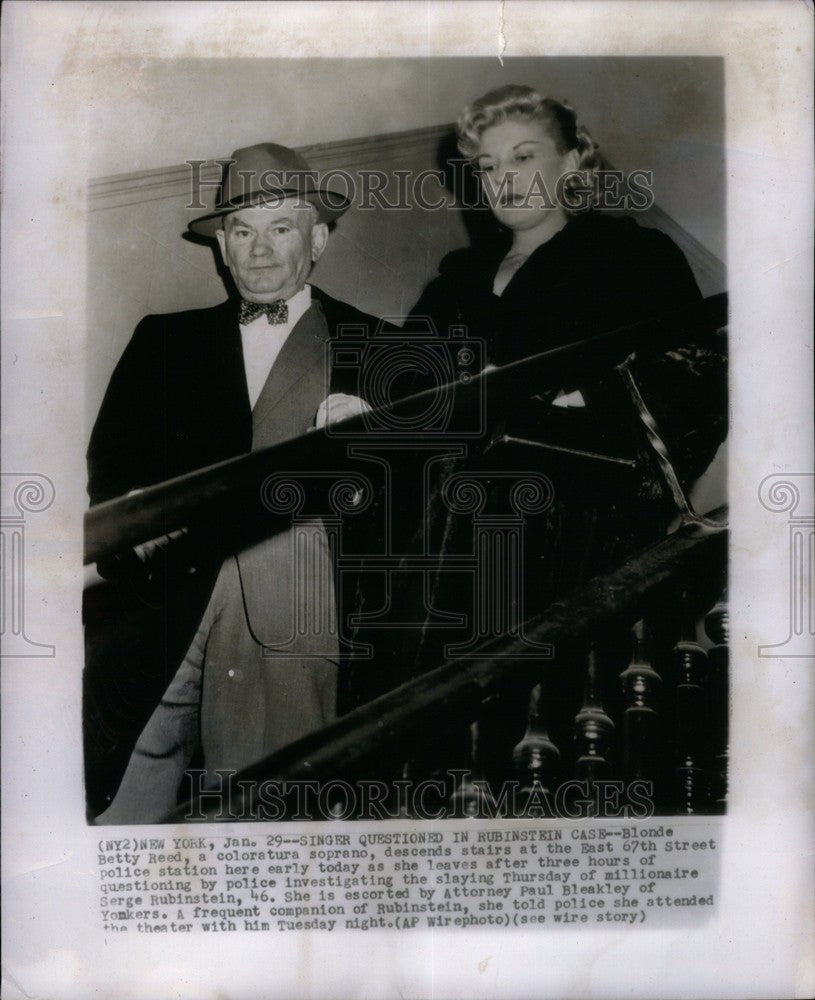 1955 Press Photo Blonde BettyReed,coloratura soprano,NY - Historic Images