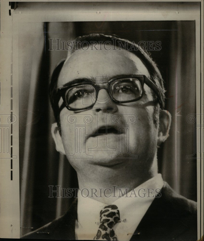 1973 Press Photo William Ruckelshaus EPA FDA official - Historic Images