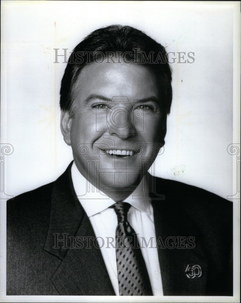 1995 Press Photo David Scott News Anchor - Historic Images