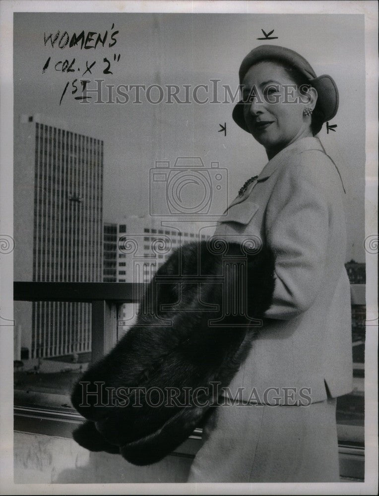 1957 Press Photo Mala Rubinstein - Historic Images