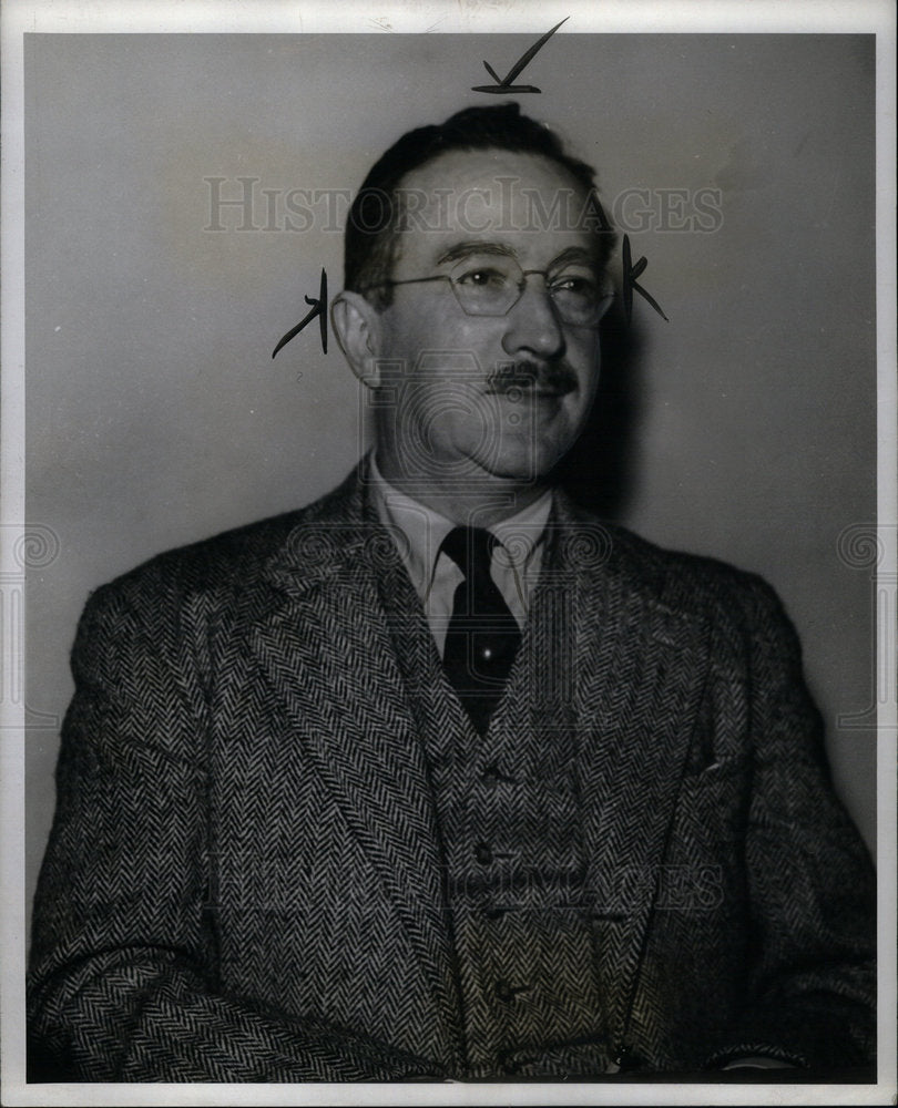 1941 Press Photo Percival Dodge Detroit Community Fund - Historic Images