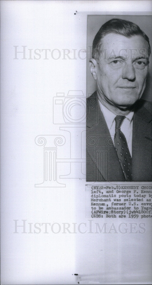 1961 Press Photo Livingston Tallmadge Merchant - Historic Images