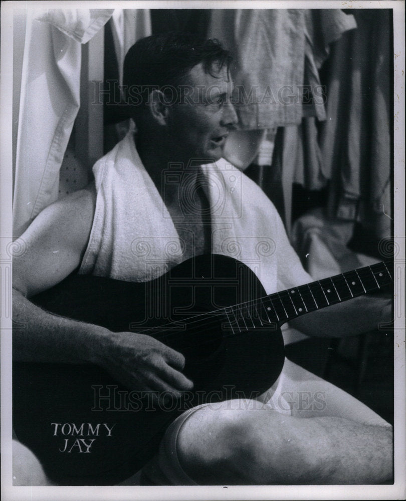 1962 Press Photo Tommy Jay Guitar Rock Star - Historic Images