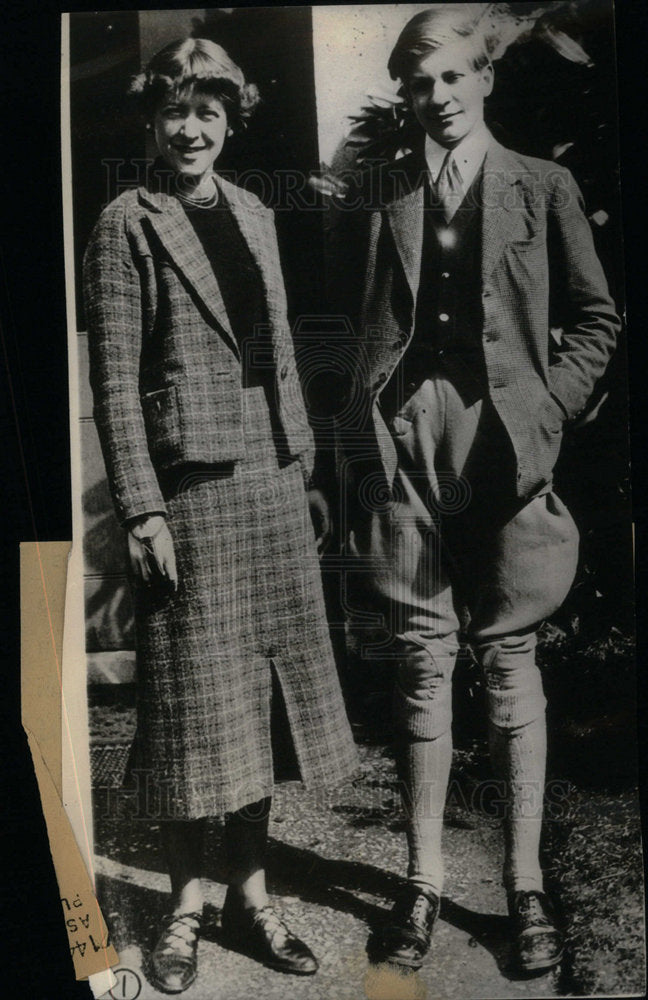 1931 Press Photo Mrs. Brian Fairfax - Lacy and Alister - Historic Images