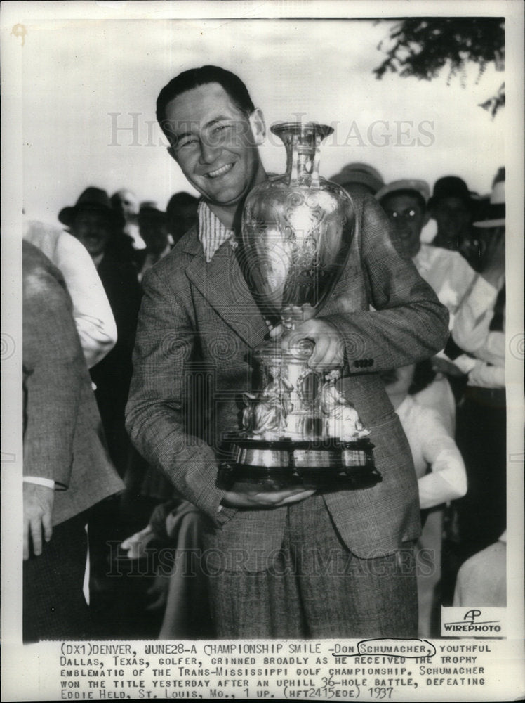 1937 Don Schumacher DallasTexas Golfer-Historic Images