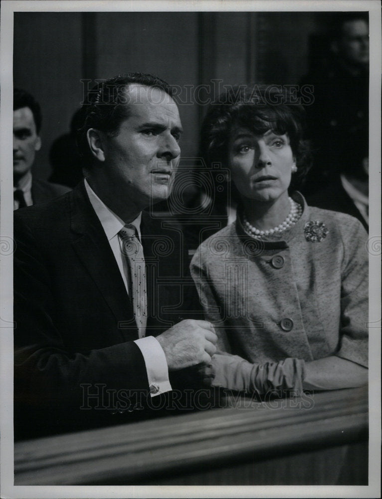 1961 Press Photo Alexander Scourby Actor - Historic Images