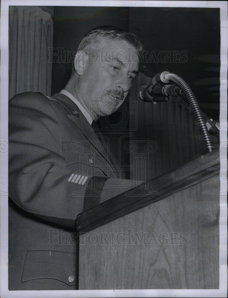 1957 Press Photo John B. Medaris Space - Historic Images