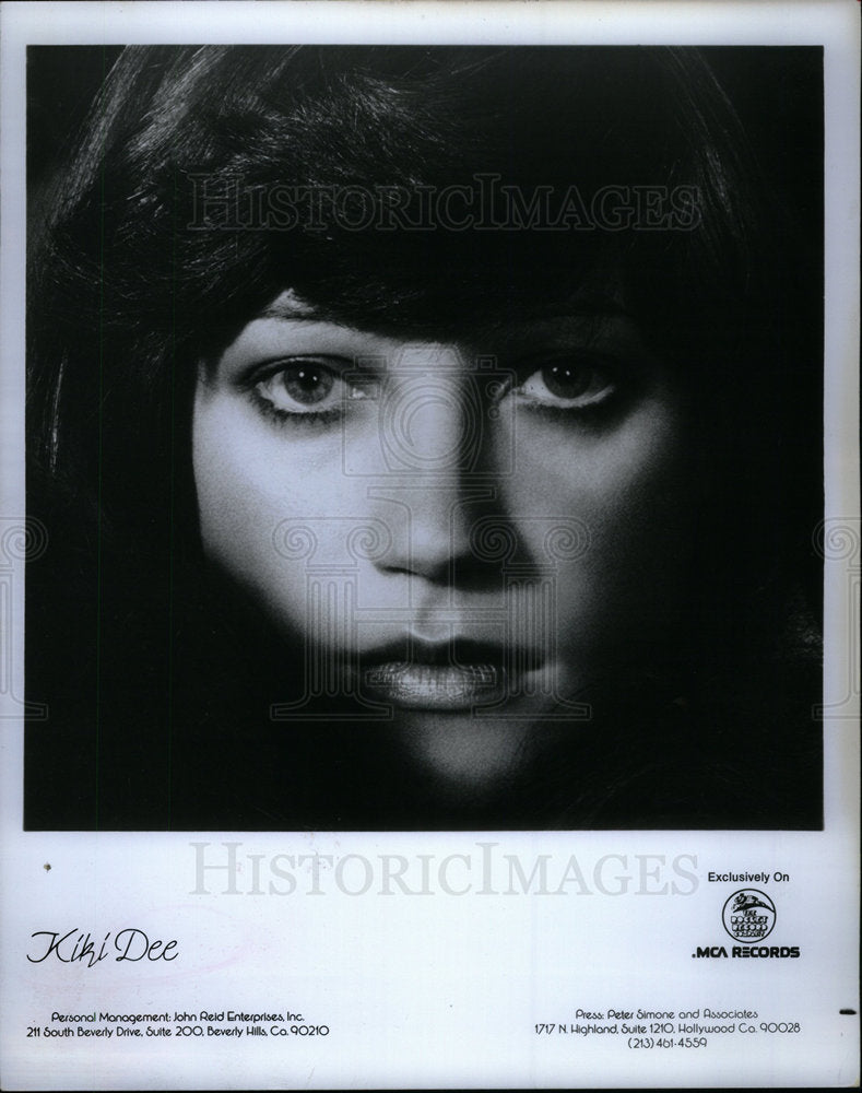 1974 Press Photo Kiki Dee singer - Historic Images