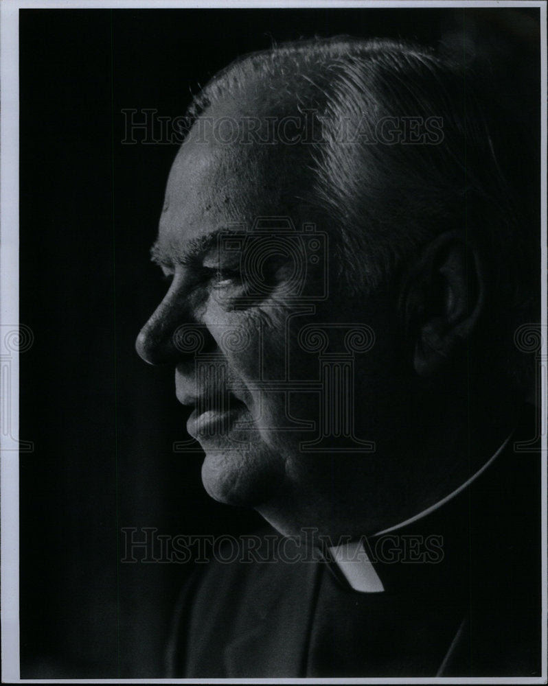 1976 Press Photo John Francis Dearden Archbishop - DFPD14011- Historic Images