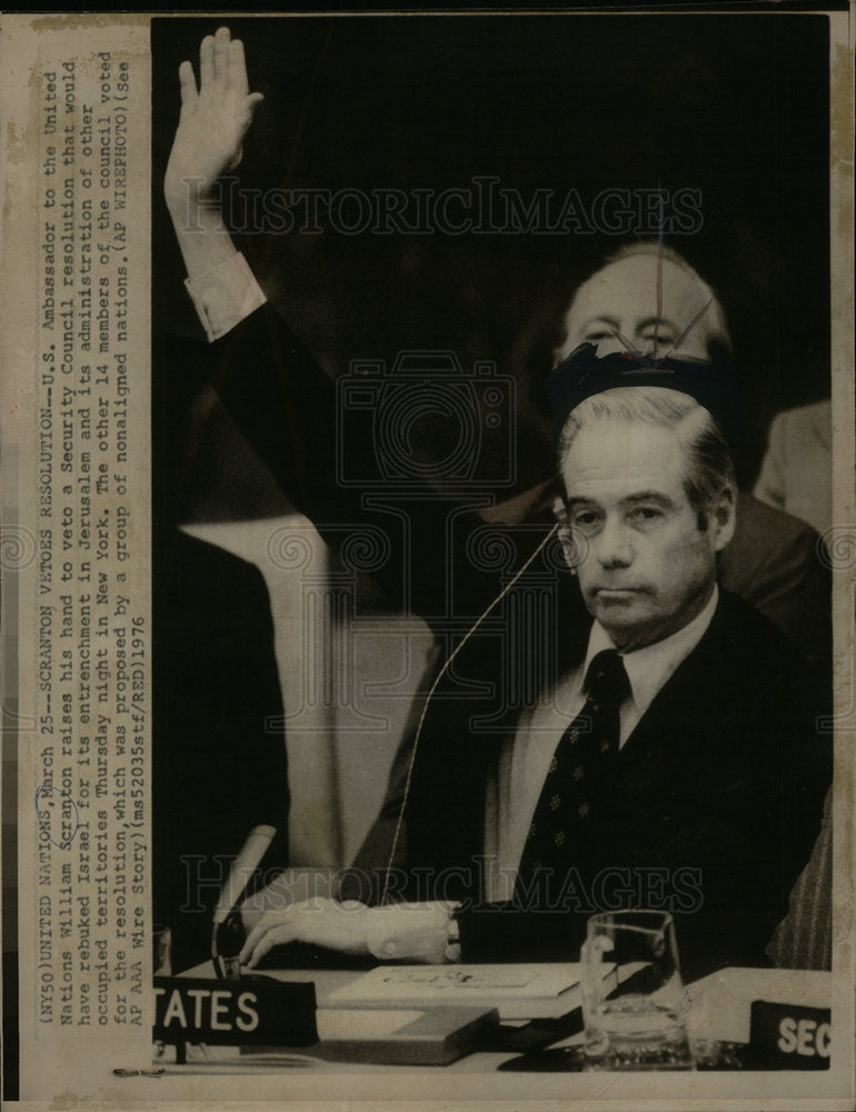 1976 William Scranton U.S. Ambassador-Historic Images