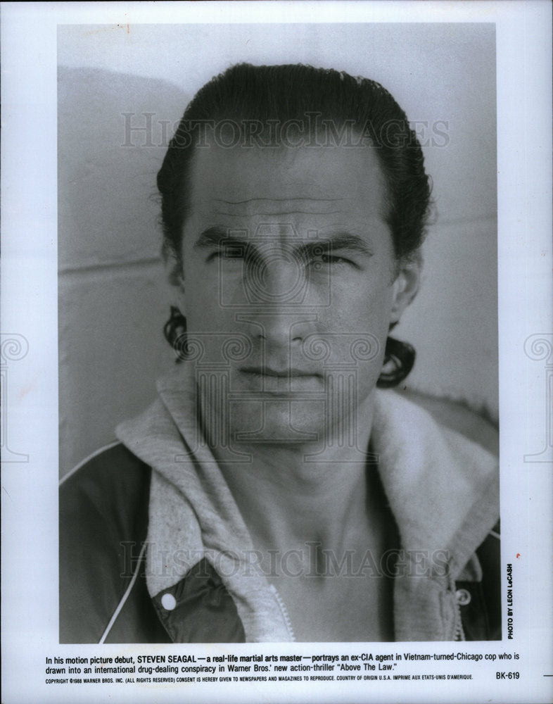 1992 Press Photo Steven Seagal Action Film Actor - DFPD14481 - Historic ...
