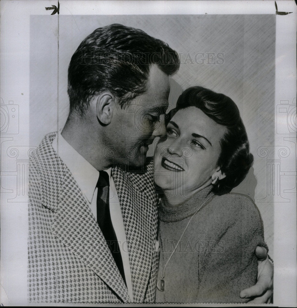 1951 John Agar actor Loretta Combs wife TV-Historic Images