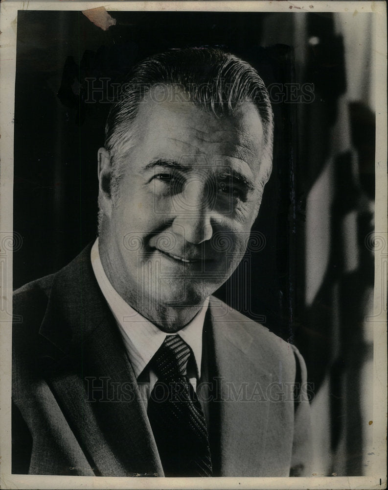 1977 Press Photo Spiro Agnew - Historic Images