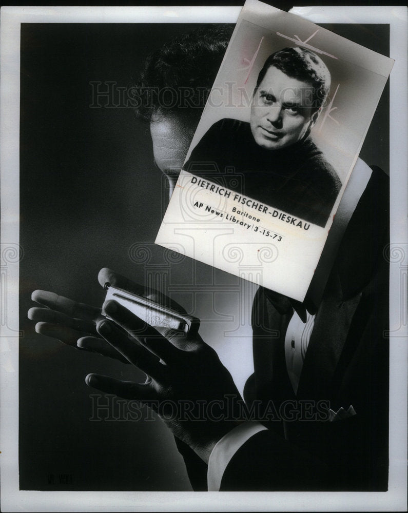 1966 Press Photo Dietrich Fischer-Dieskau German Music - Historic Images