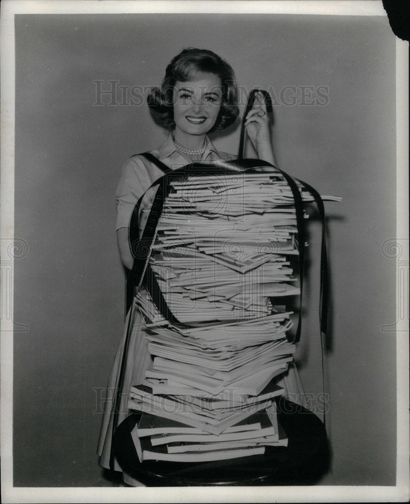 1961 Press Photo Donna Reed - Historic Images