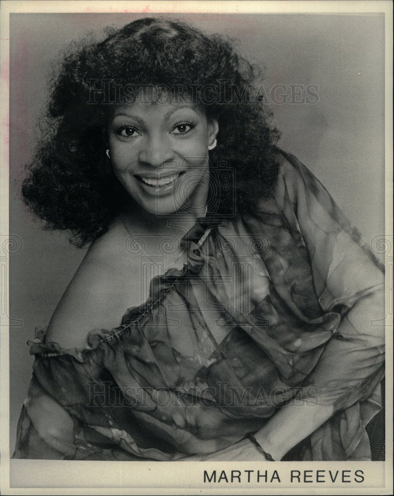 1984 Press Photo Martha Reeves american pop singer - DFPD20147 ...