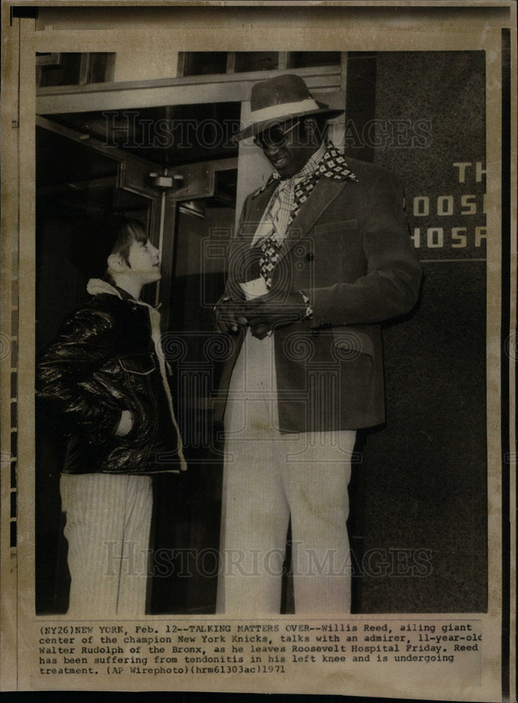 1971 Willis Reed Walter Rudolph NBA-NY - DFPD20445 - Historic Images