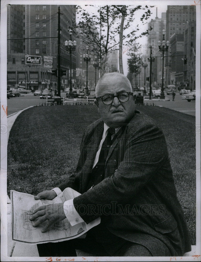 1959 Press Photo Van Antwerp high-rise skyscraper - Historic Images