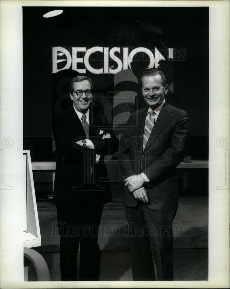 1980 Press Photo David Brinkley newscaster NBC ABC - DFPD21673- Historic Images