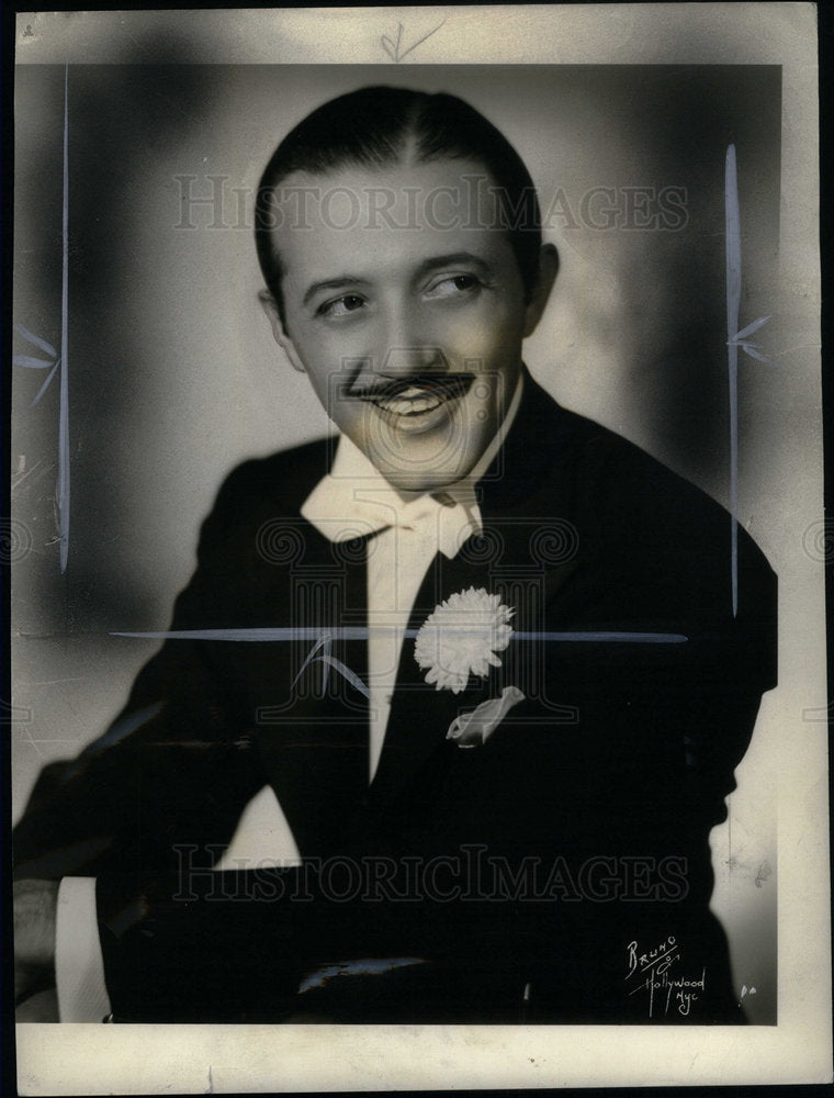 1941 Press Photo EDDIE LEBARON leader orchestra- Historic Images