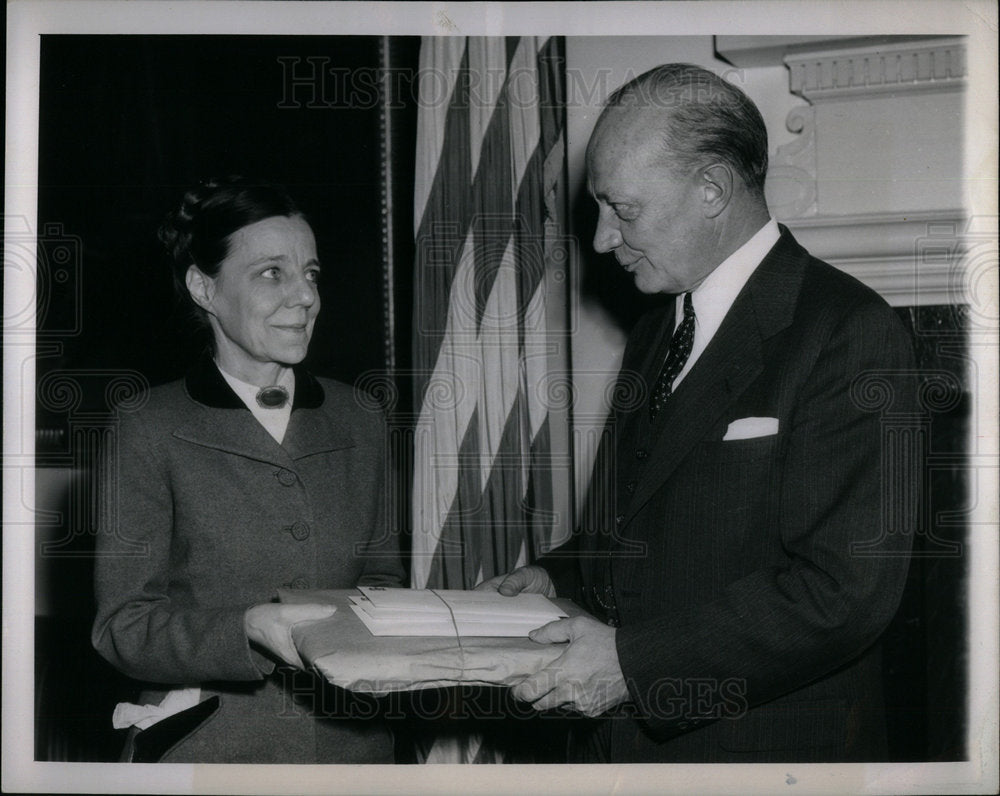 1950 Press Photo Vivian Simpson William Lane Maryland - Historic Images