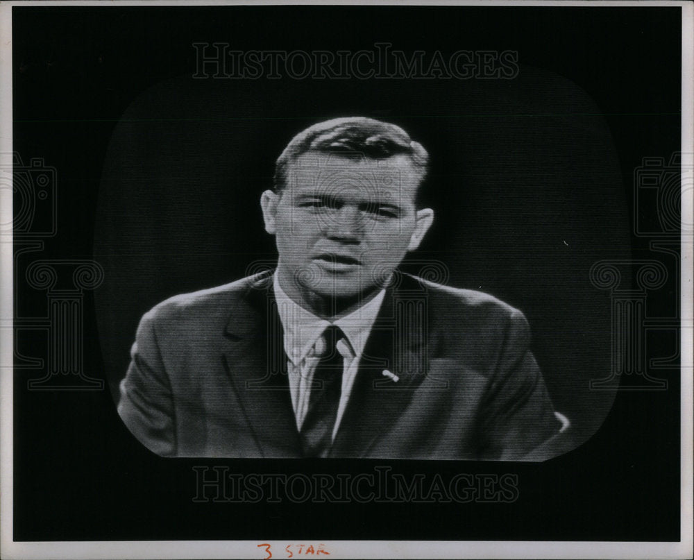 1962 Press Photo John B. Swainson Governor Michigan - Historic Images