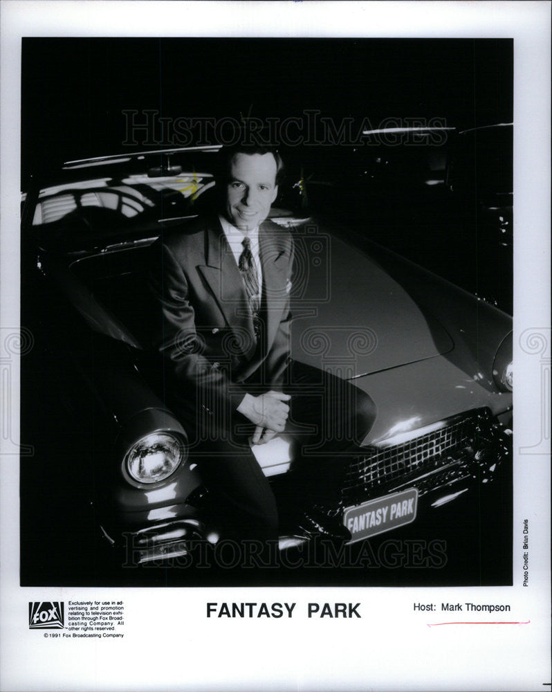 1991 Press Photo Fantasy Park Mark Thompson Fox - Historic Images