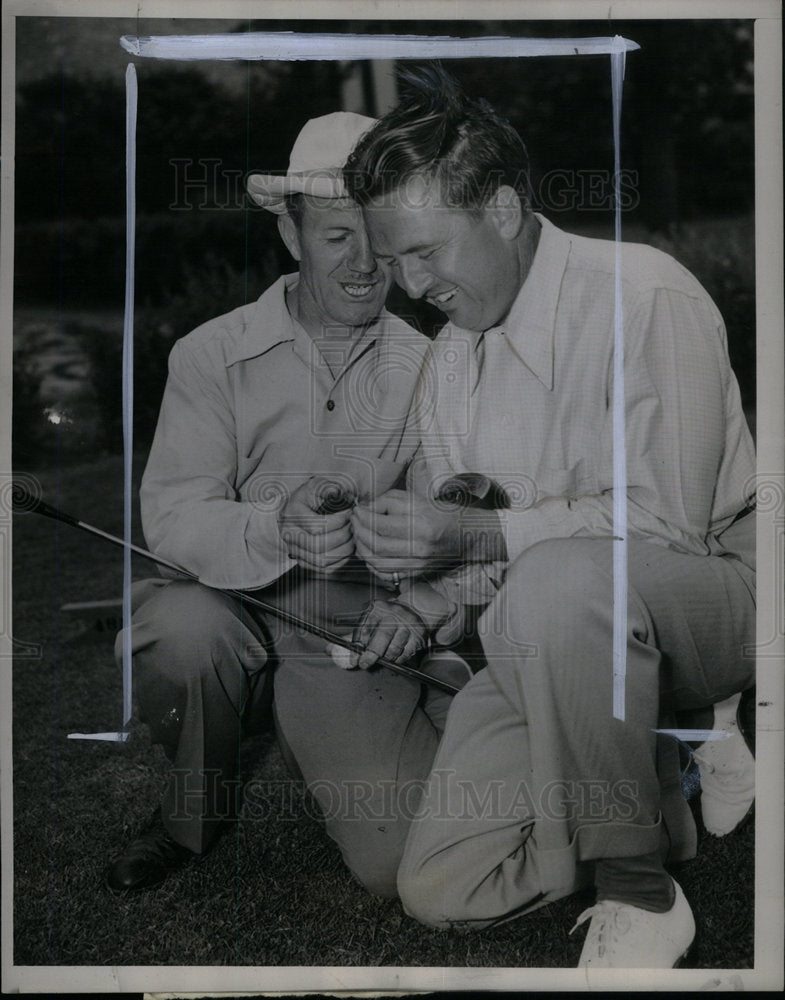 1944 Press Photo Si James Charles Chick Rutan Golf 1944 - DFPD59791- Historic Images